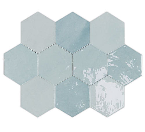 WOW ZELLIGE HEXA AQUA 10,8 x 12,4 cm