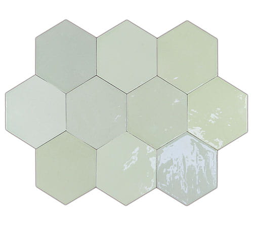 WOW ZELLIGE HEXA MINT 10,8 x 12,4 cm