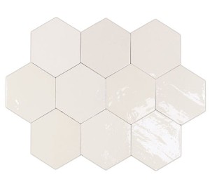 WOW ZELLIGE HEXA WHITE 10,8 x 12,4 cm