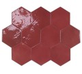 10,8 X 12,4 CM WOW ZELLIGE HEXA WINE