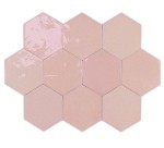 WOW ZELLIGE HEXA PINK 10,8 x 12,4 cm