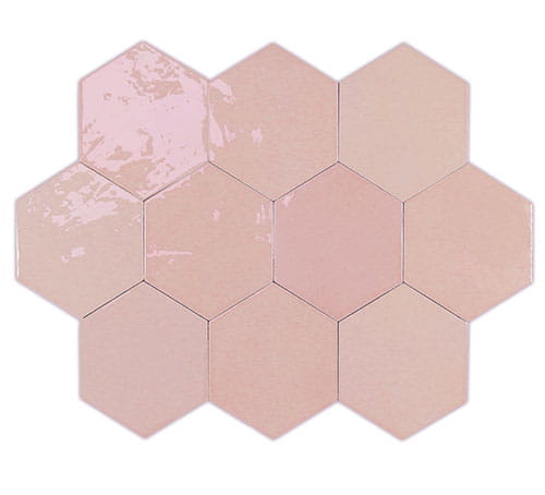 WOW ZELLIGE HEXA PINK 10,8 x 12,4 cm