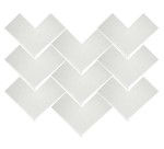 WOW BOHO ELLE WHITE MATT 20 x 20 cm