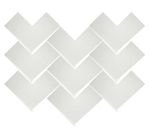 WOW BOHO ELLE WHITE MATT 20 x 20 cm