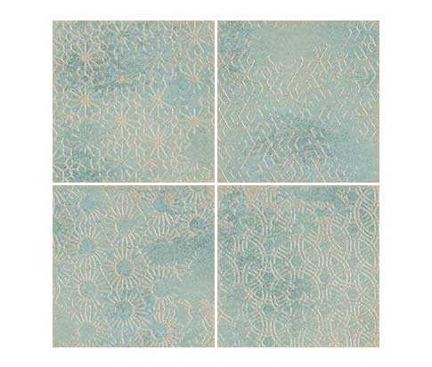 WOW ENSO SUKI TEAL 12,5 x 12,5 cm