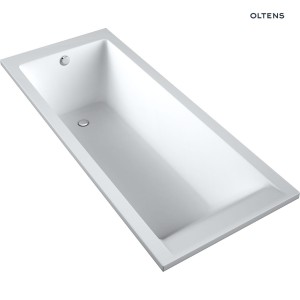 Oltens Langfoss wanna prostokątna 170x70 cm akrylowa biały mat 10004900