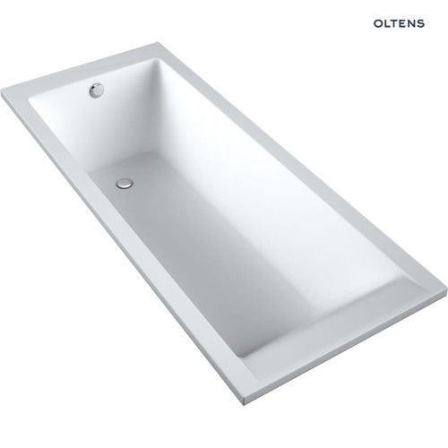 Oltens Langfoss wanna prostokątna 170x70 cm akrylowa biały mat 10004900
