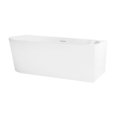 Oltens Delva wanna narożna 150x75 cm prostokątna biała 11006000