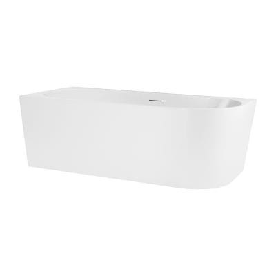 Oltens Delva wanna narożna 150x75 cm prostokątna biała 11007000