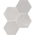 20 X 23 CM WOW LOVE AFFAIRS CONCRETE HEXAGON LIGHT GREY