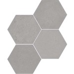 WOW LOVE AFFAIRS CONCRETE HEXAGON ASH GREY 20 x 23 cm