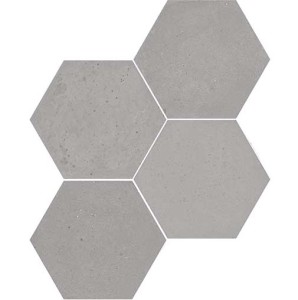 WOW LOVE AFFAIRS CONCRETE HEXAGON ASH GREY 20 x 23 cm