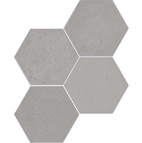 WOW LOVE AFFAIRS CONCRETE HEXAGON ASH GREY 20 x 23 cm