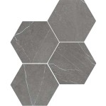 WOW LOVE AFFAIRS PETRA HEXAGON CHARCOAL 20 x 23 cm