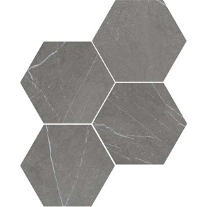 WOW LOVE AFFAIRS PETRA HEXAGON CHARCOAL 20 x 23 cm