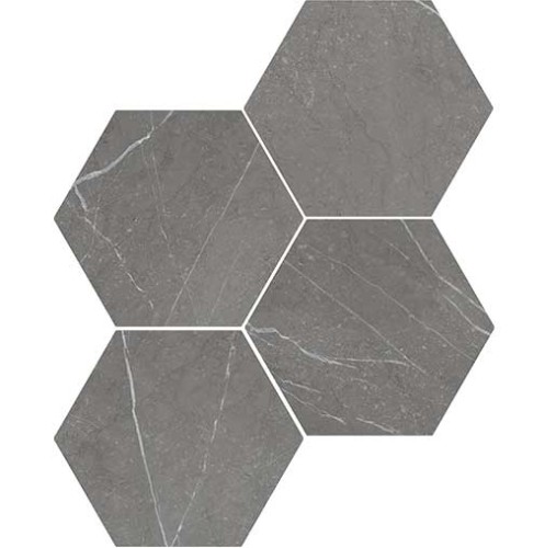 WOW LOVE AFFAIRS PETRA HEXAGON CHARCOAL 20 x 23 cm