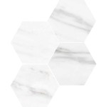 WOW LOVE AFFAIRS CALACATTA HEXAGON 20 x 23 cm
