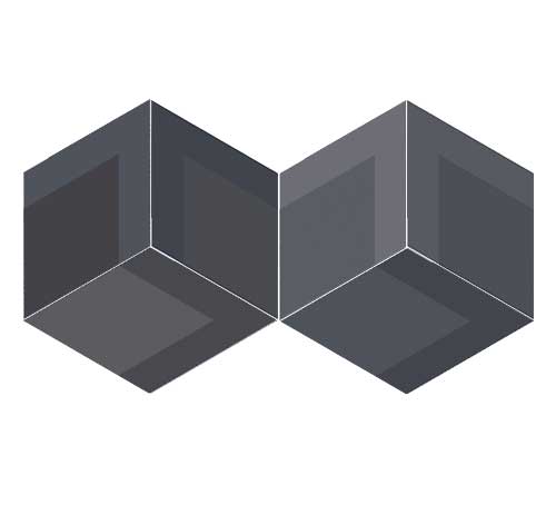 WOW FLOW DIAMOND DECOR BLACK 14 x 24 cm