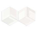 14 X 24 CM WOW FLOW DIAMOND DECOR WHITE