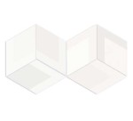 WOW FLOW DIAMOND DECOR WHITE 14 x 24 cm