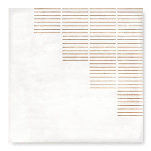 WOW MESTIZAJE CHATEAU LINES WHITE GLOSS 18,5 x 18,5 cm