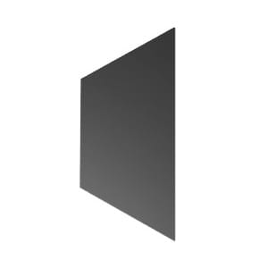 WOW FLOOR TILES TRAPEZIUM FLOOR R9 GRAPHITE MATT 10 x 23 cm