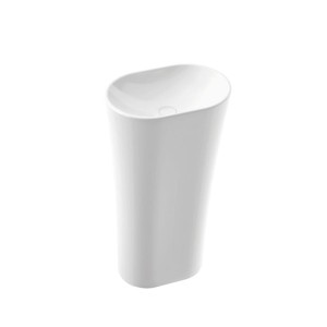 WEGA 44 S Umywalka stojąco-przyścienna - 440 x 305 x 845 mm