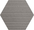 22,5 x 19,5 cm 41ZERO42 Otto Esagona Mix Fango