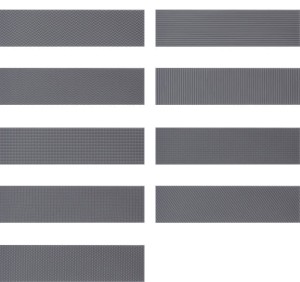 WOW GRADIENT DECOR BLACK MATT 7,5 x 30 cm