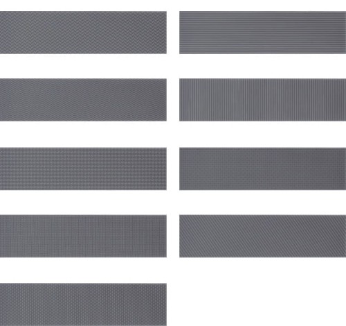 WOW GRADIENT DECOR BLACK MATT 7,5 x 30 cm